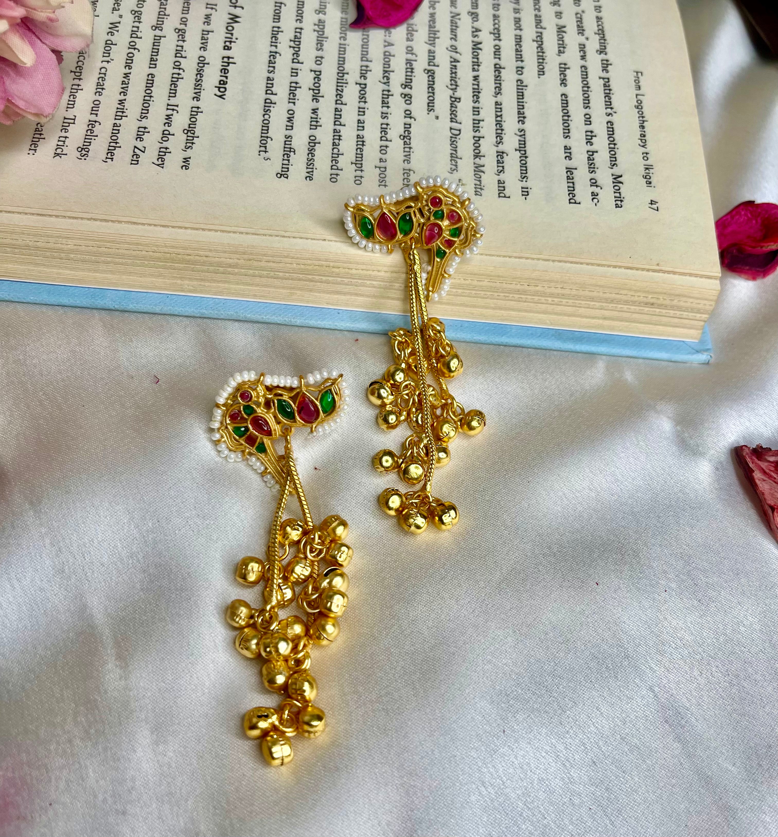 Multi Grace Kashmiri Earrings