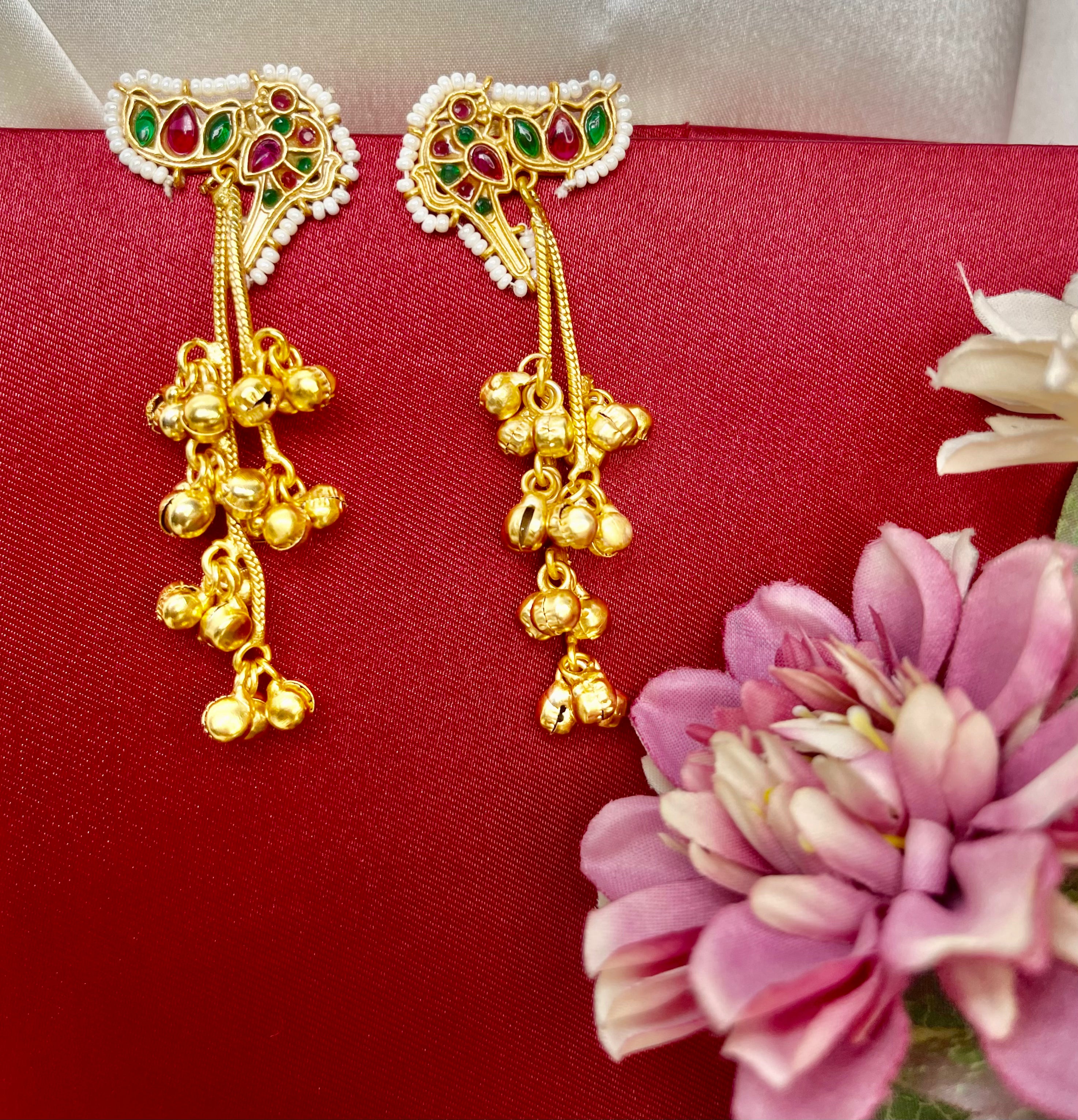 Multi Grace Kashmiri Earrings