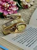 Golden Champagne Dial Serpent Spiral Watch