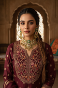 Gold Noor Mahal Choker Set