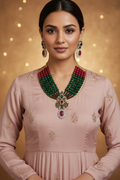 Multi-layer Rani Haar Beaded Necklace Set