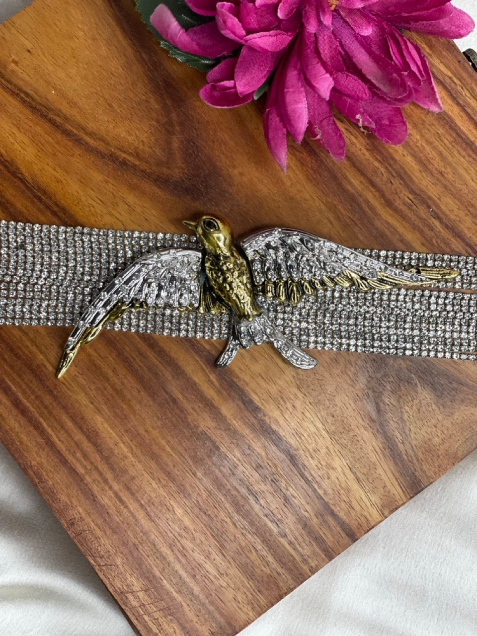 Silver Eagle Statement Choker