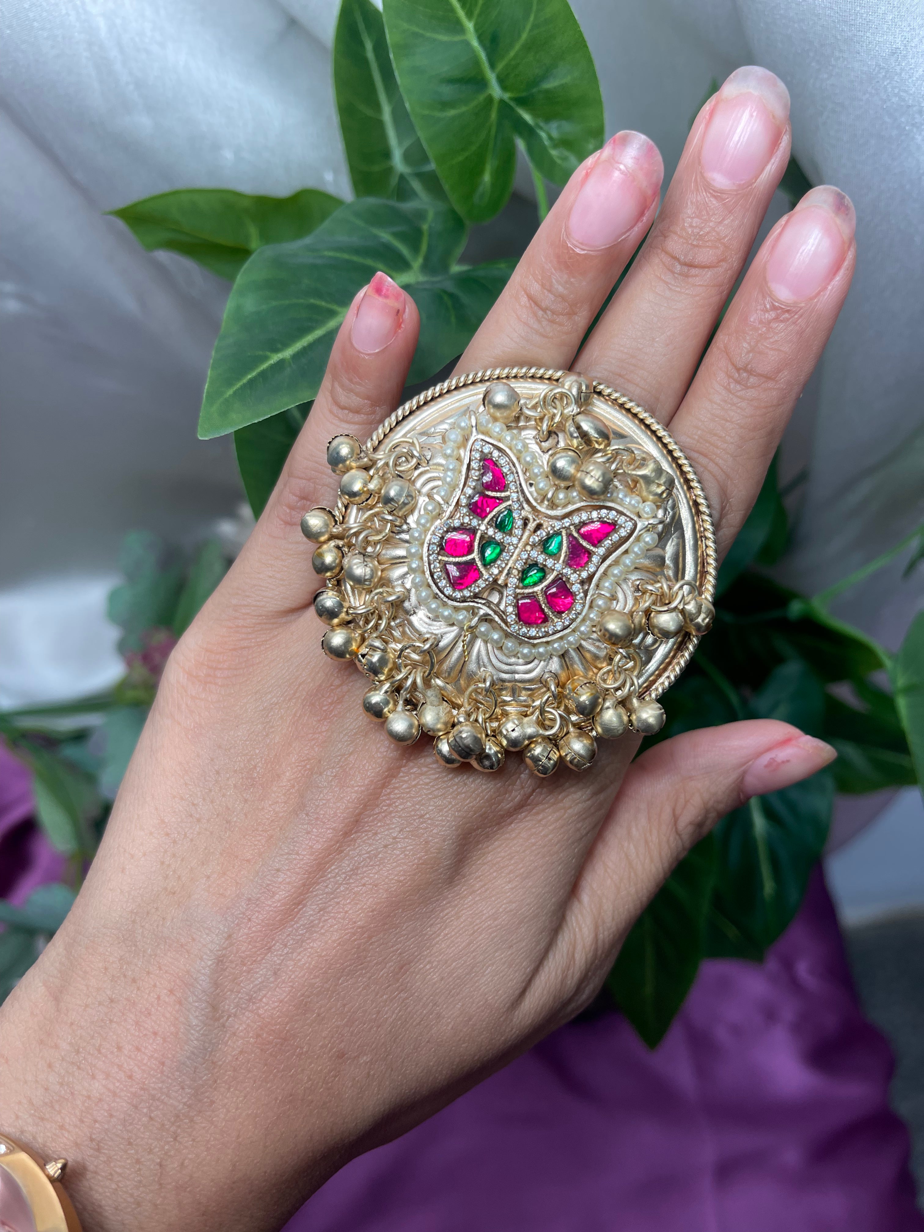 Ruby Butterfly Ring