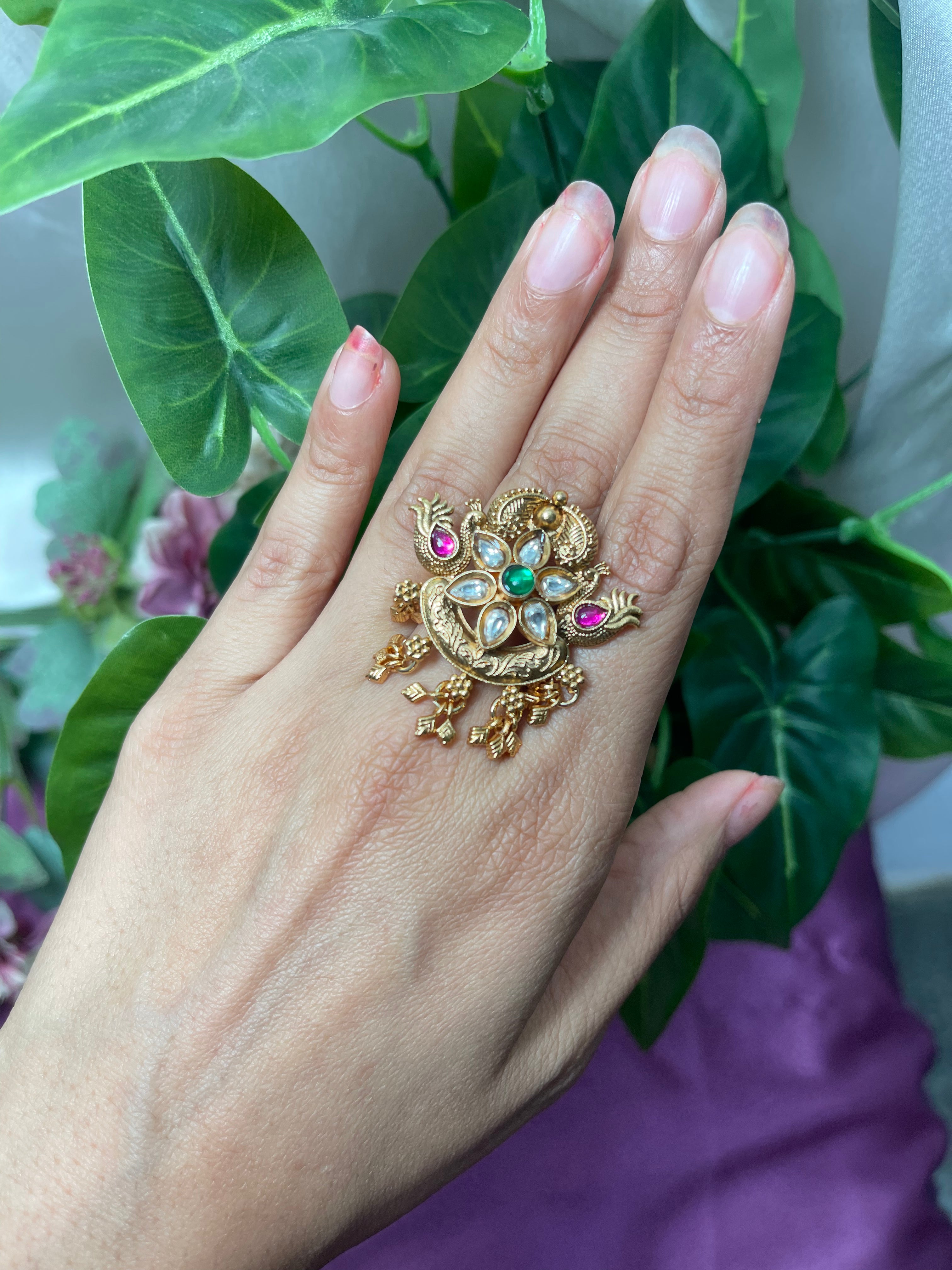 Golden Gulnaar Ring