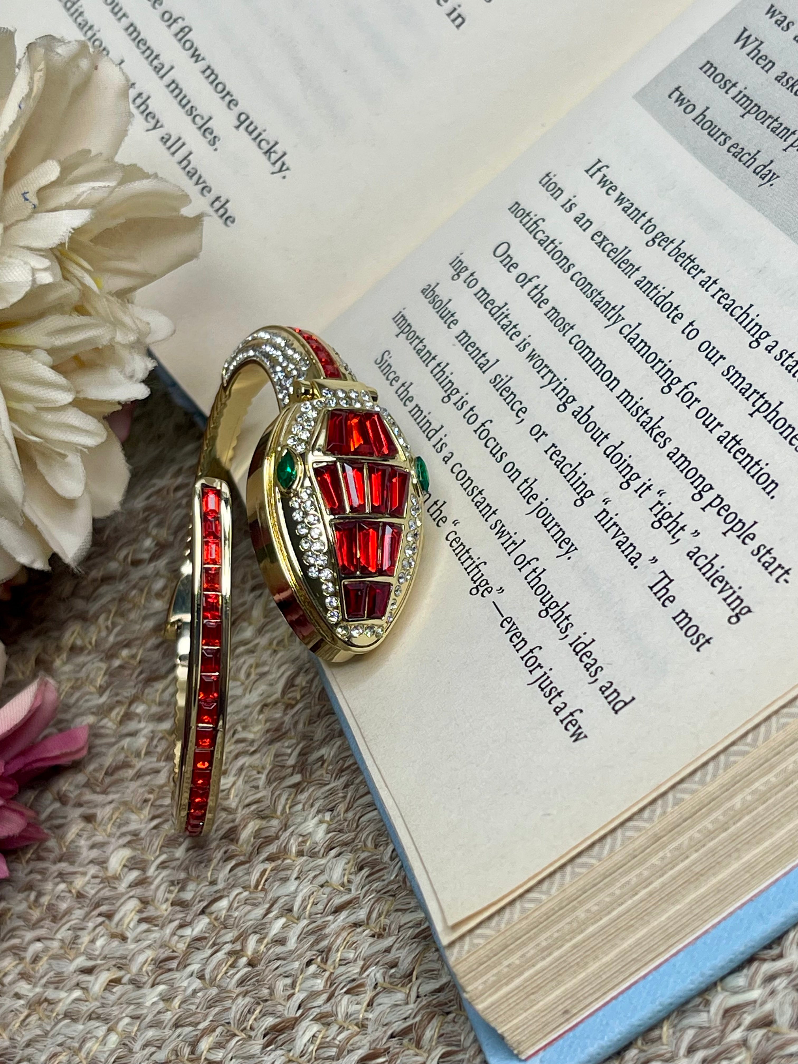 Red Snake Bracelet Watch