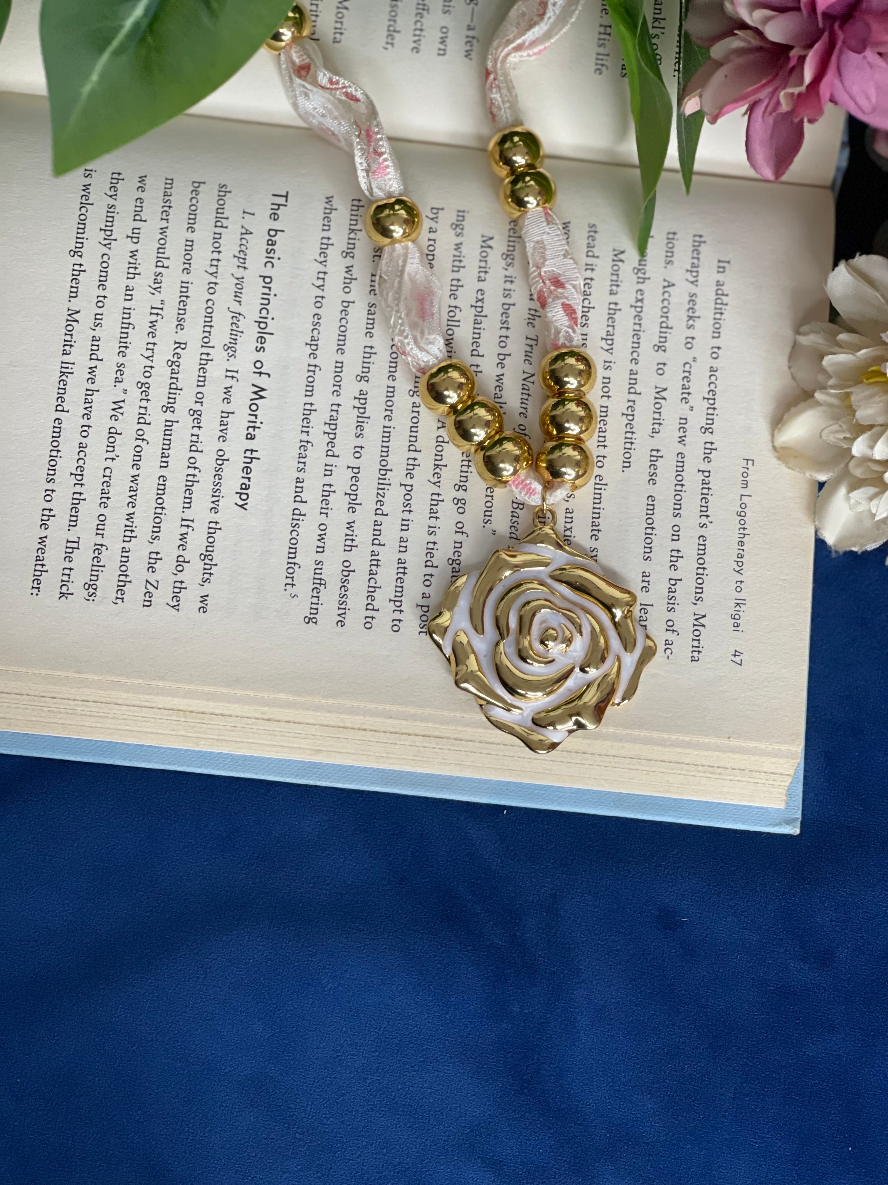Rose Bloom Statement Necklace