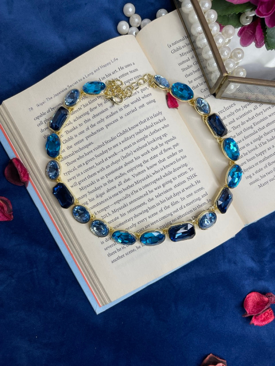 Blue Midnight Glam Necklace