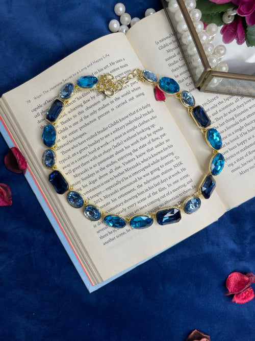 Blue Midnight Glam Necklace