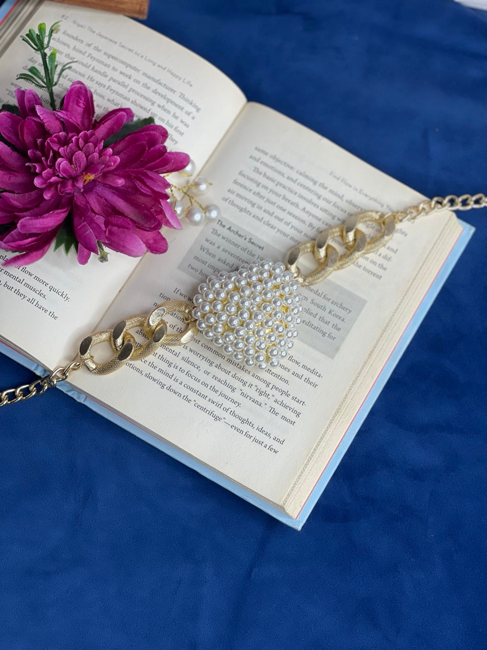 Pearl Heart Choker