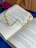 Golden Pearl Zigzag Facelet