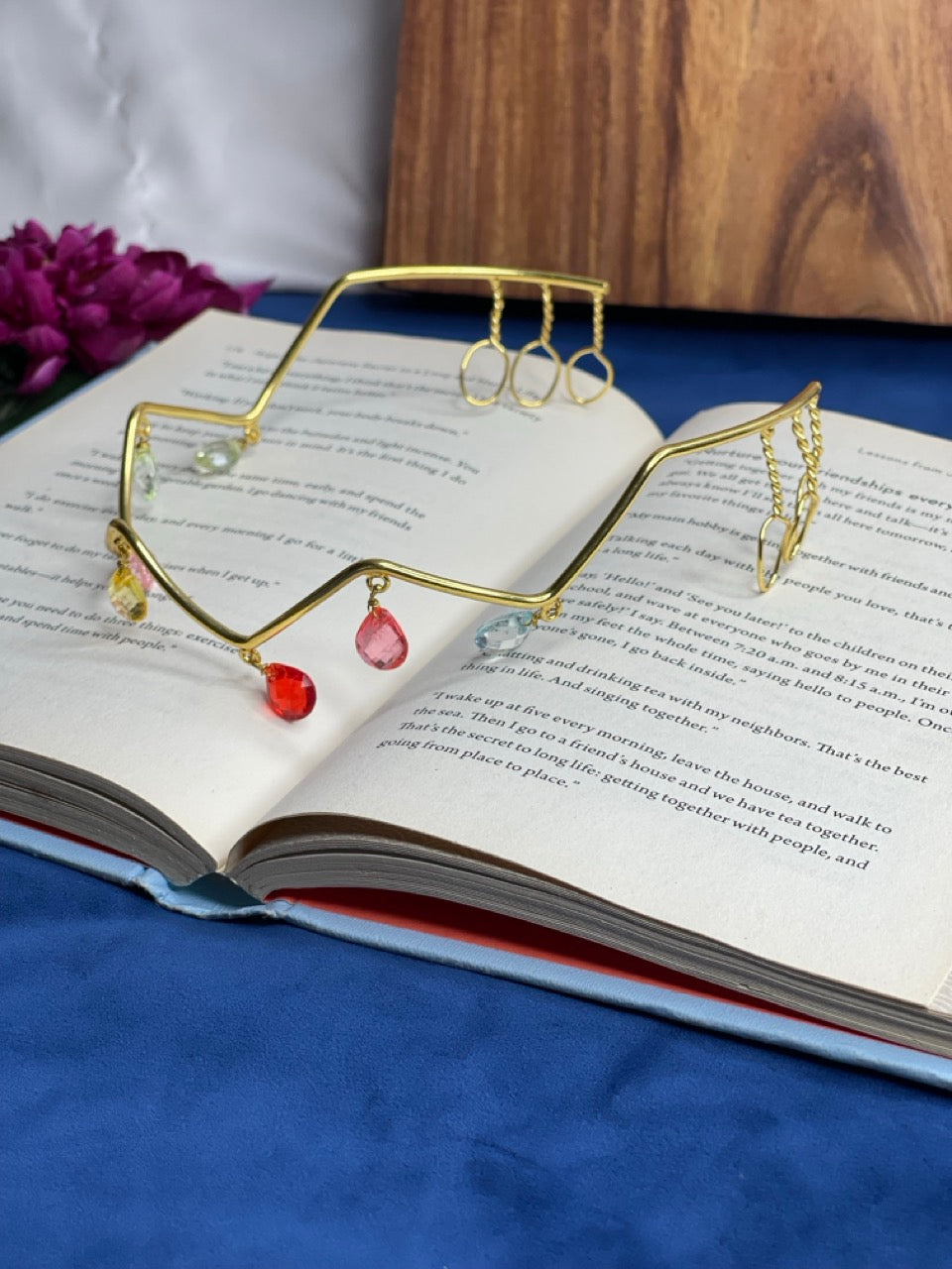 Multi Golden Drops Tiara