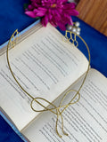 Golden Infinity heart Tiara