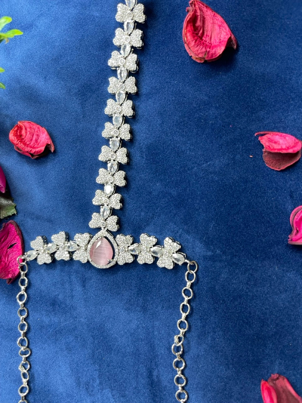 Pink Luxe Glam Hand Harness