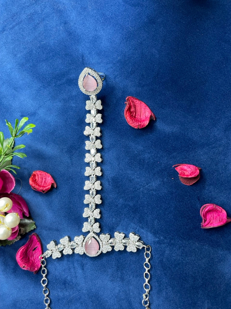 Pink Luxe Glam Hand Harness
