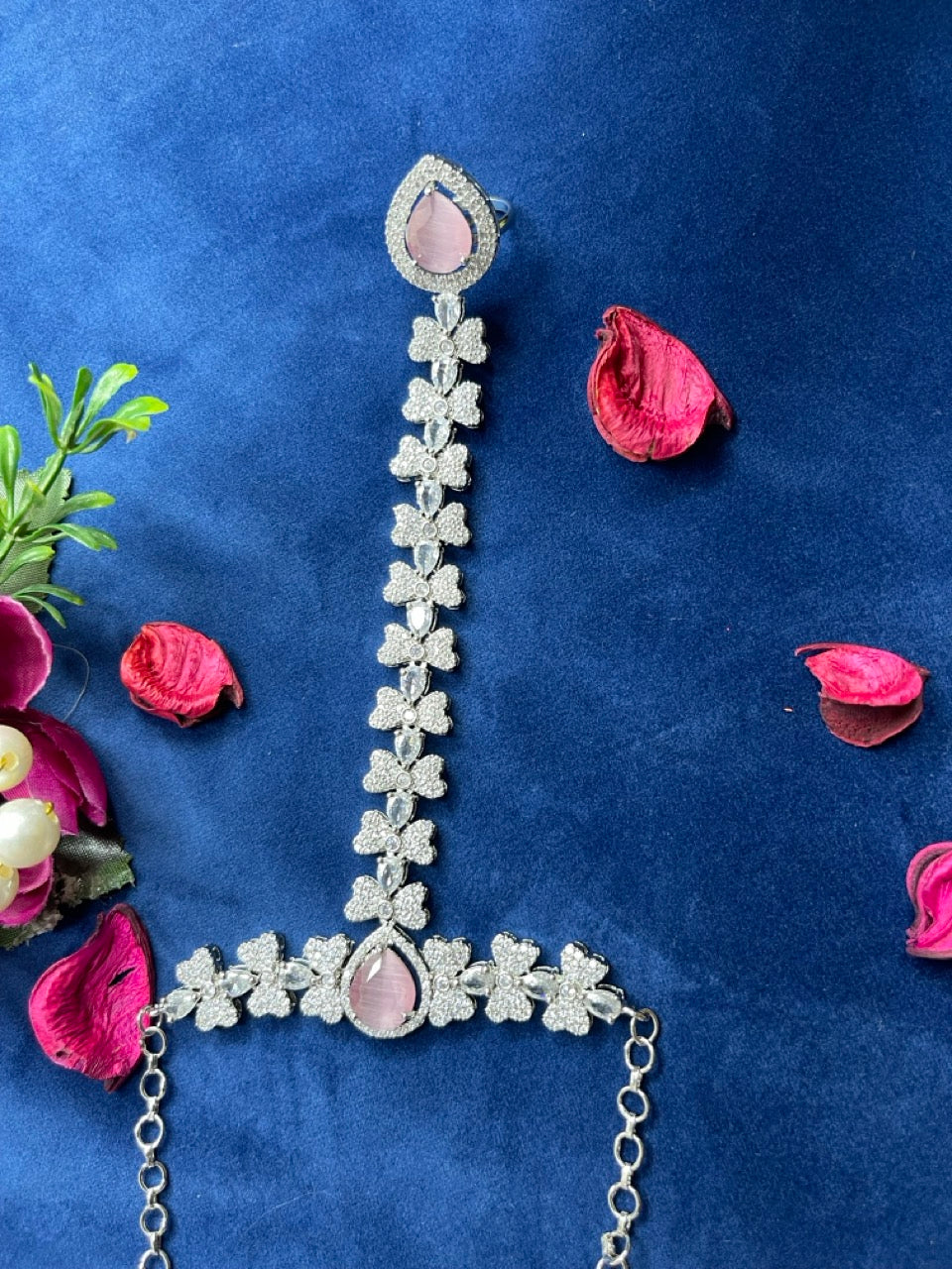 Pink Luxe Glam Hand Harness