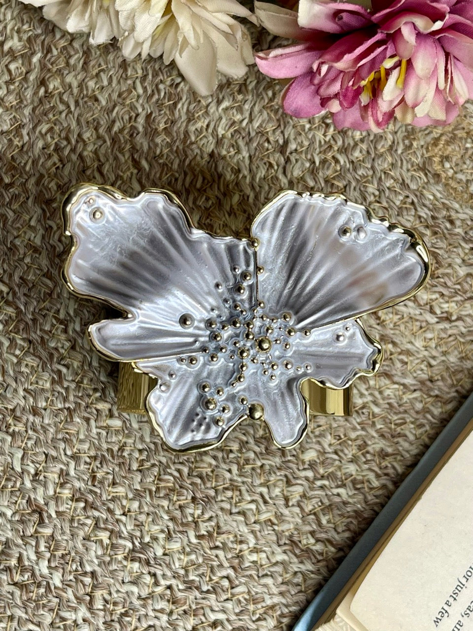 Ivory Blossom Turkish Handcuff