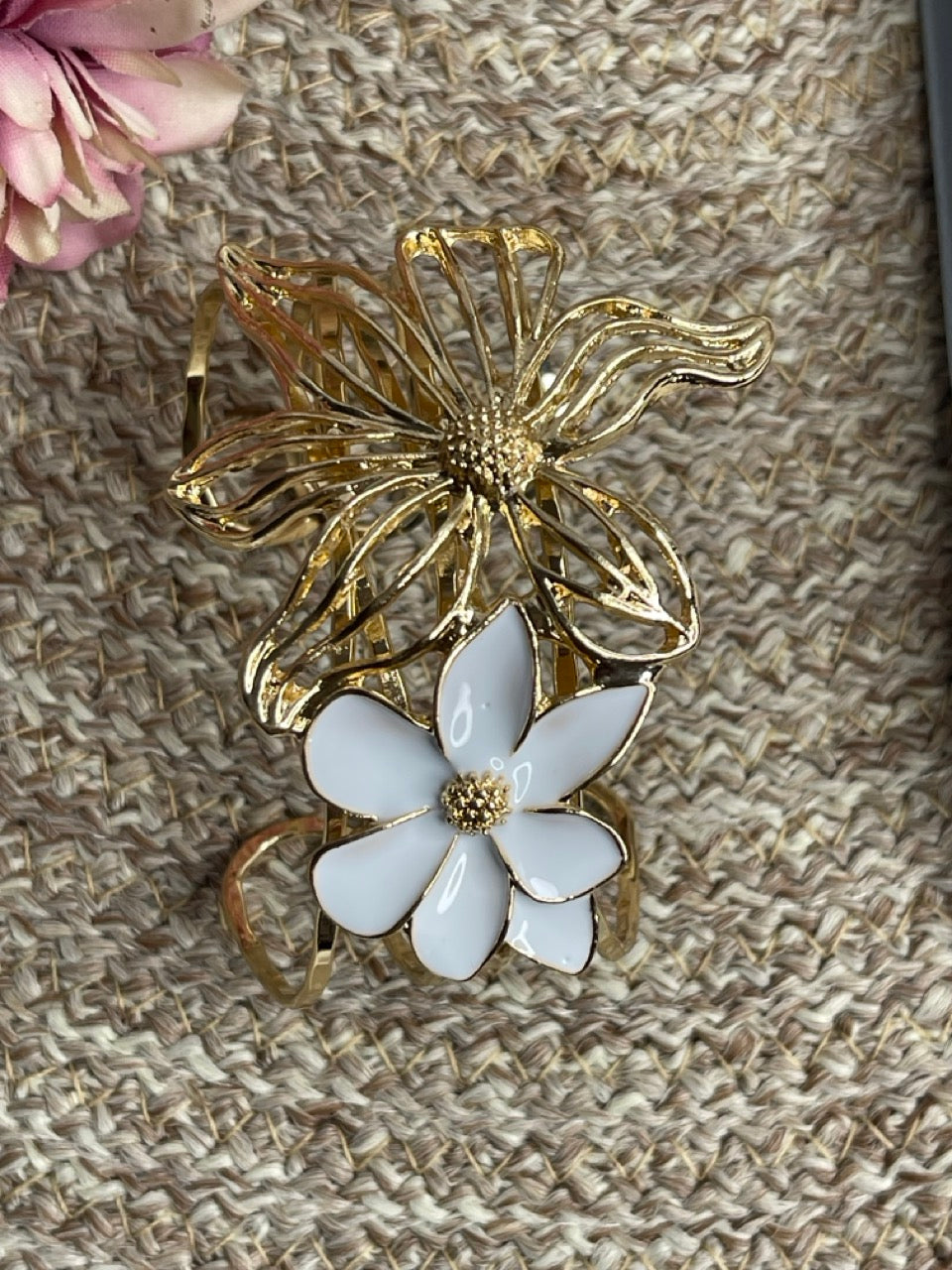 Golden Floral Turkish Handcuff