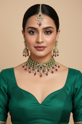 Emerald Meher Polki Choker Set