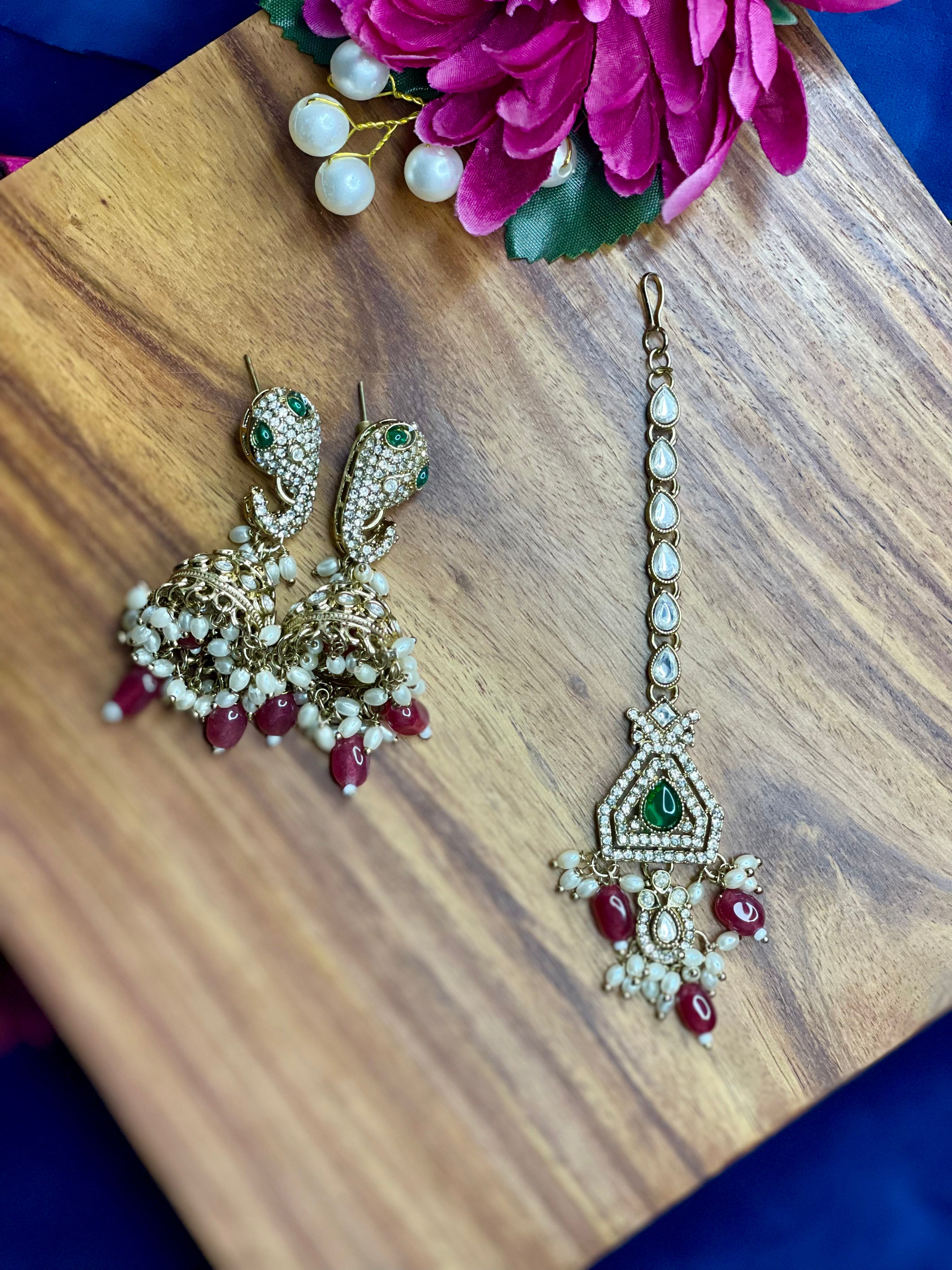 Emerald Meher Polki Choker Set