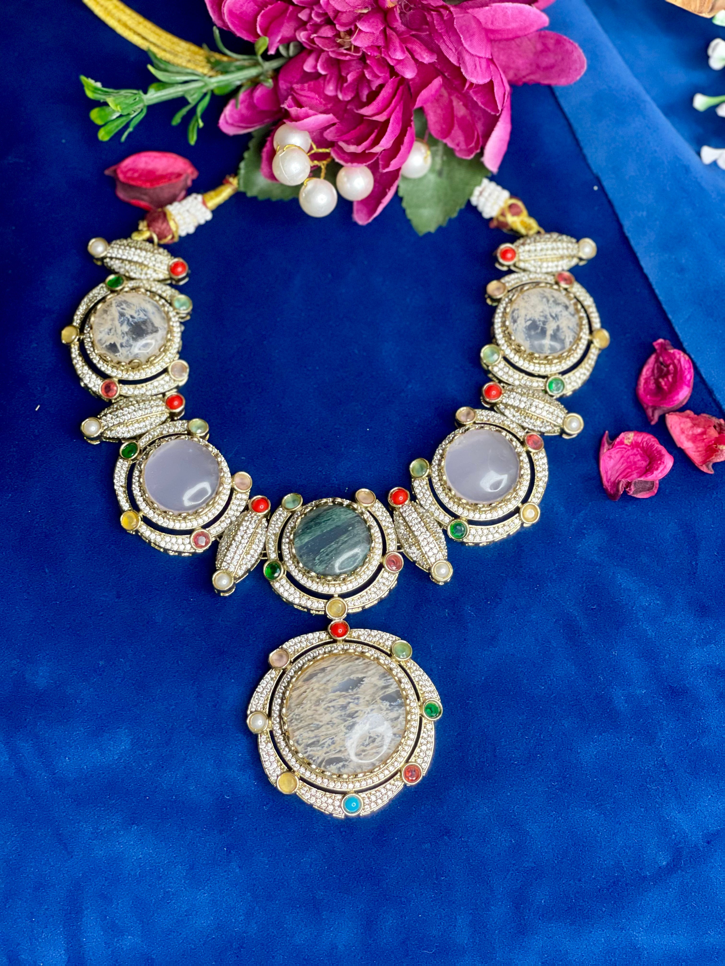 Pastel Turkish Neckpiece Set