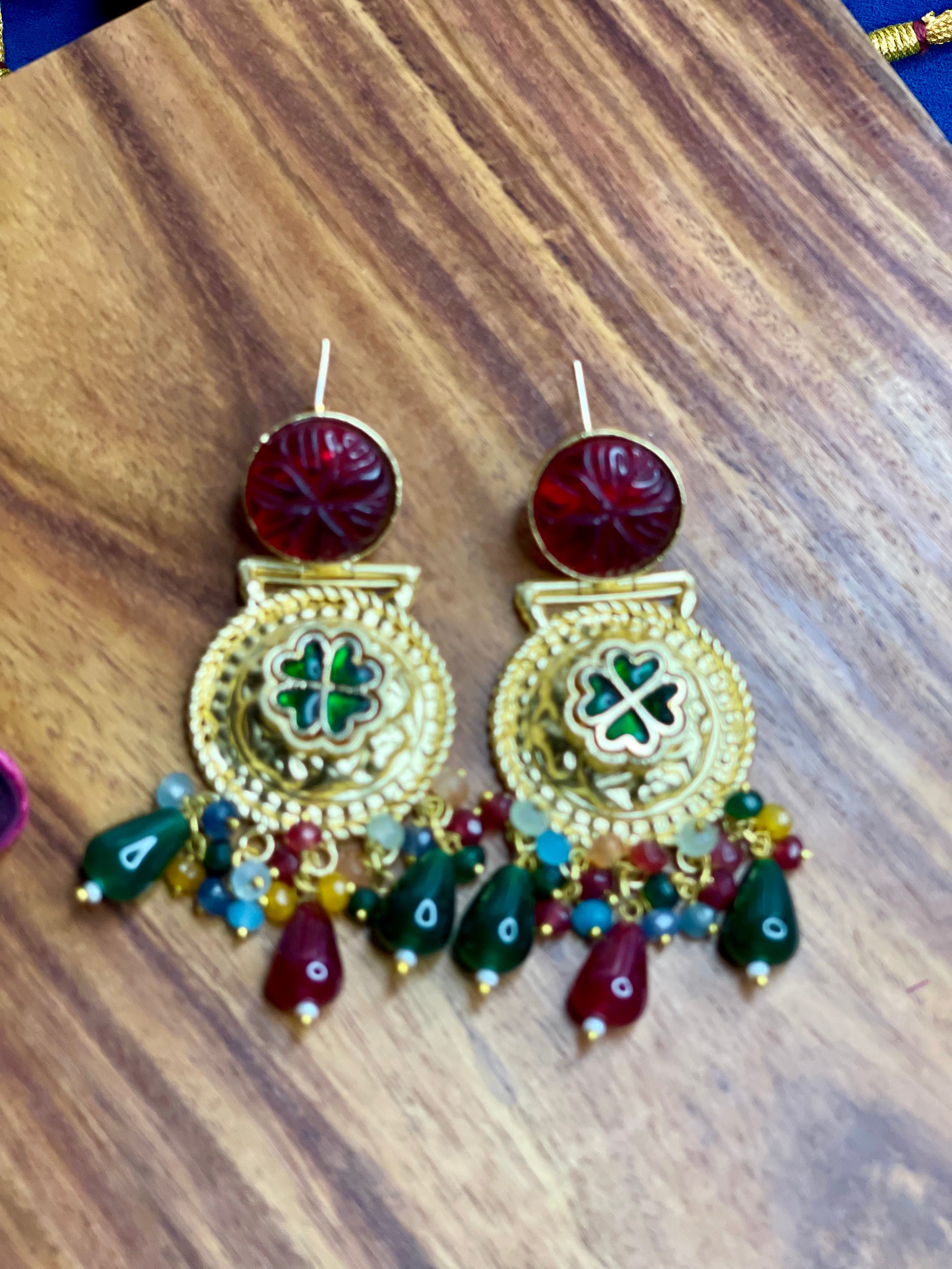 Multicolour Mehfil Kashmiri Choker Set