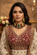 Multicolour Mehfil Kashmiri Choker Set