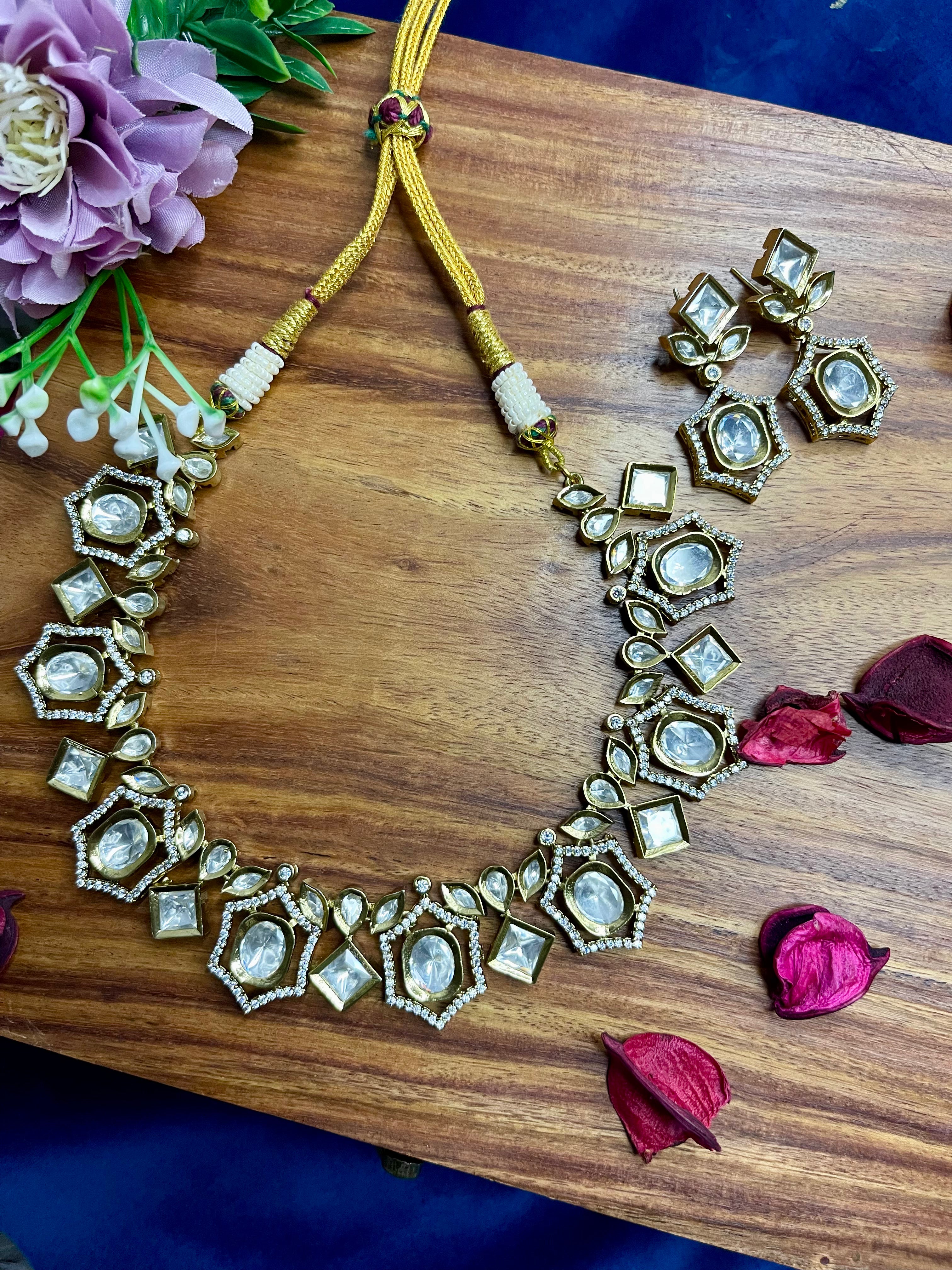 Noor Polki Necklace Set
