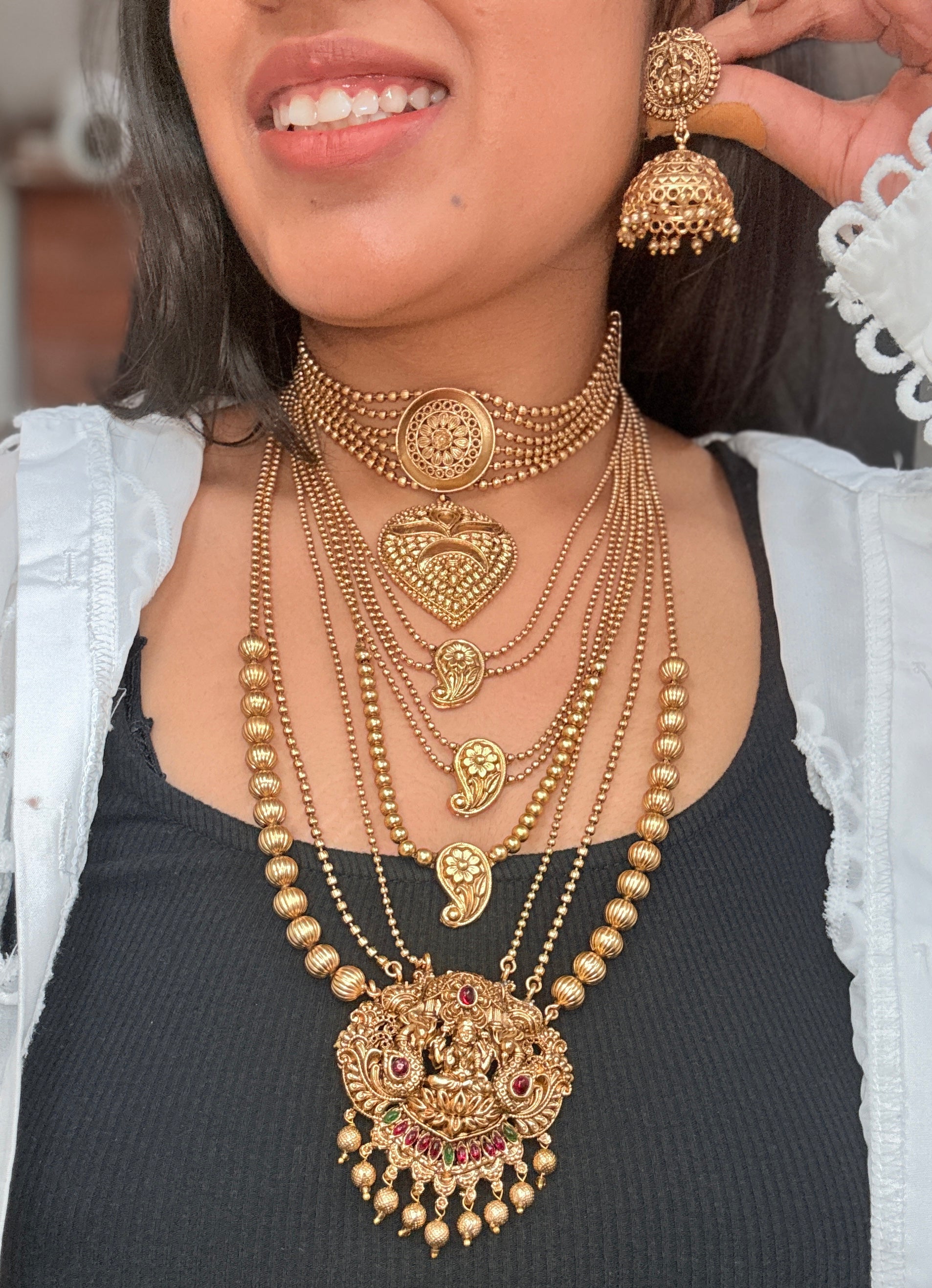 Temple Heritage Layered Neckpiece Set