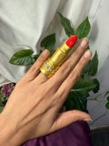 Lipstick Statement Nail Ring