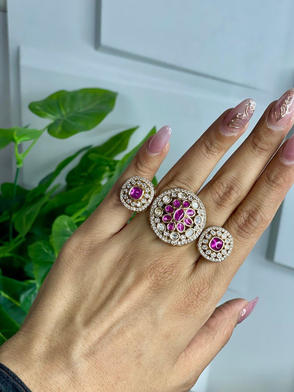 Rani Noor Triple Ring